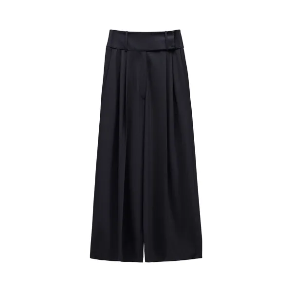 Viktor & Rolf Dragged Wool-Blend Trousers in Black