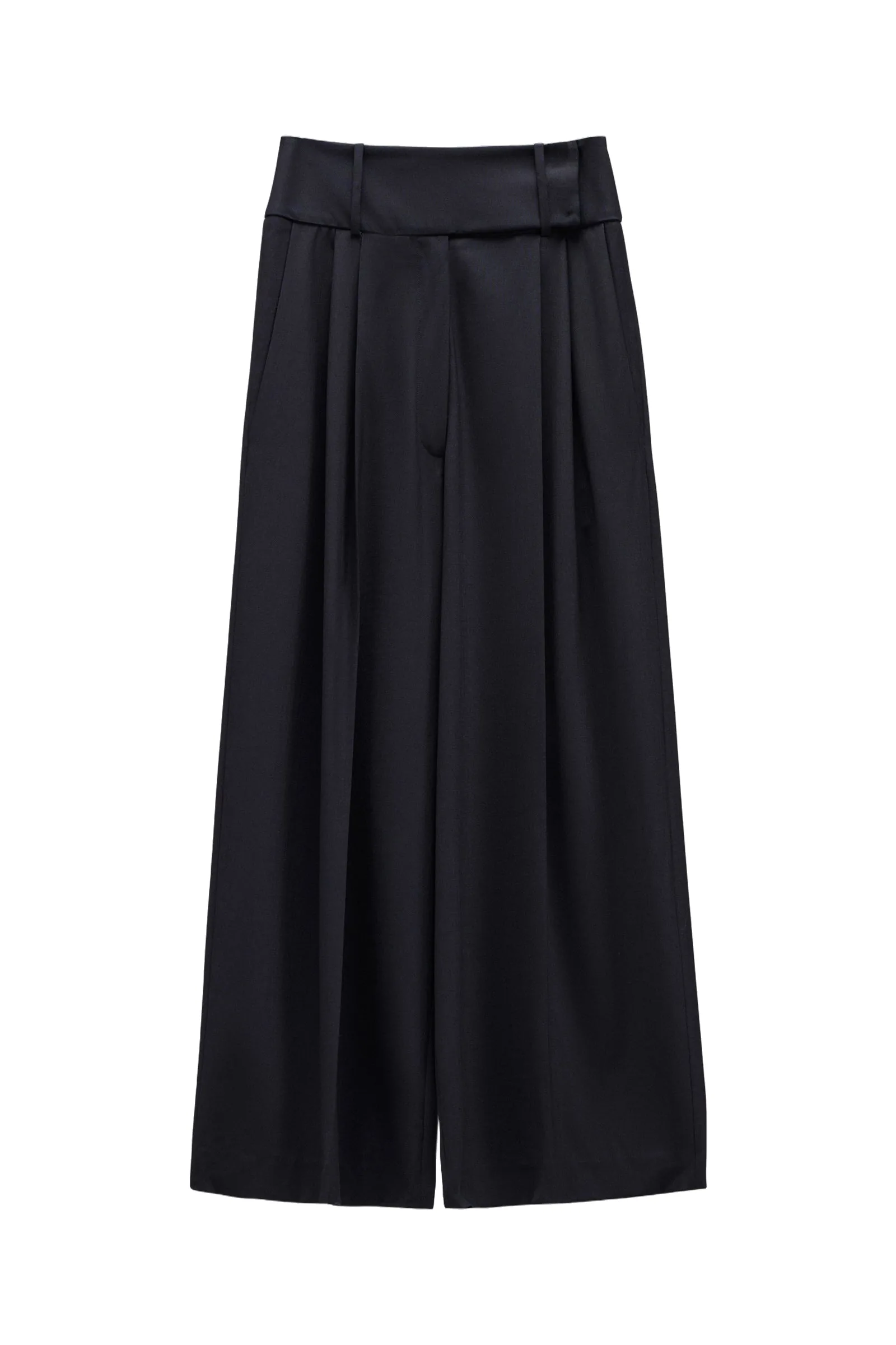Viktor & Rolf Dragged Wool-Blend Trousers in Black
