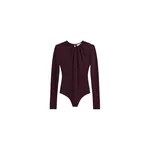 Viktor & Rolf Drape Body in Burgundy Top