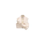 Viktor & Rolf Drape Denim Top in Off White