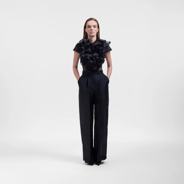Viktor & Rolf Grandpa Gazar Trousers in Black, view 6
