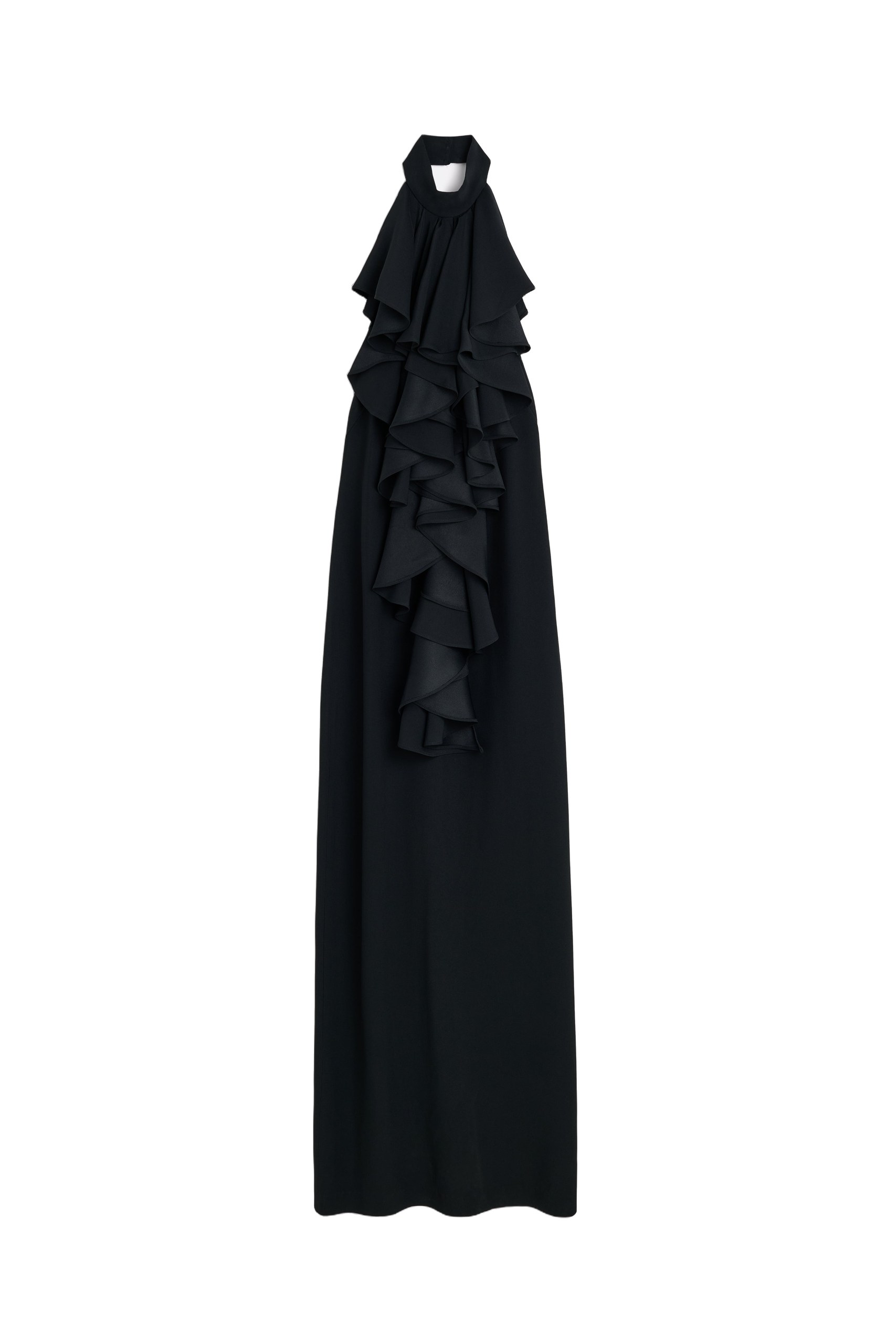 Viktor & Rolf Jabot Evening Dress in Black