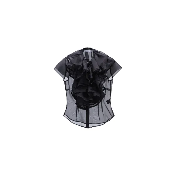Viktor & Rolf Jabot Organza Shirt in Black