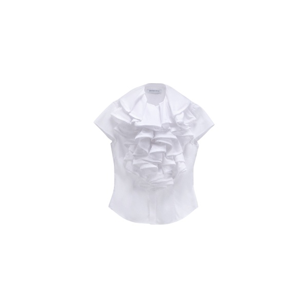 Viktor & Rolf Jabot Placement Shirt in White