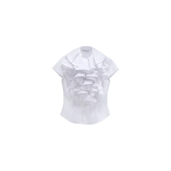 Viktor & Rolf Jabot Placement Shirt in White