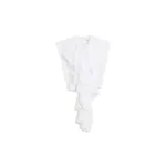 Viktor & Rolf Jabot Poplin Top in White