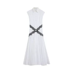 Viktor & Rolf Lace Shirt Dress in White