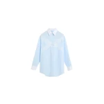 Viktor & Rolf Lace Shirt in Light Blue
