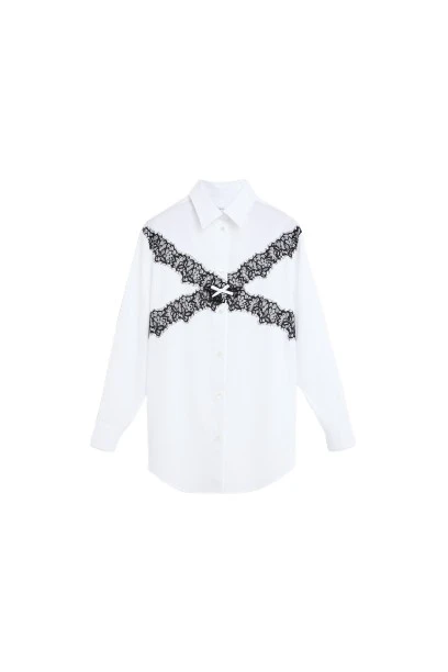 Viktor-Rolf-Lace-Shirt-in-White89362_nobg Viktor & Rolf Lace Shirt in White