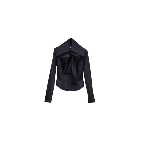Viktor & Rolf Multi-Layered Collar Shirt in Black
