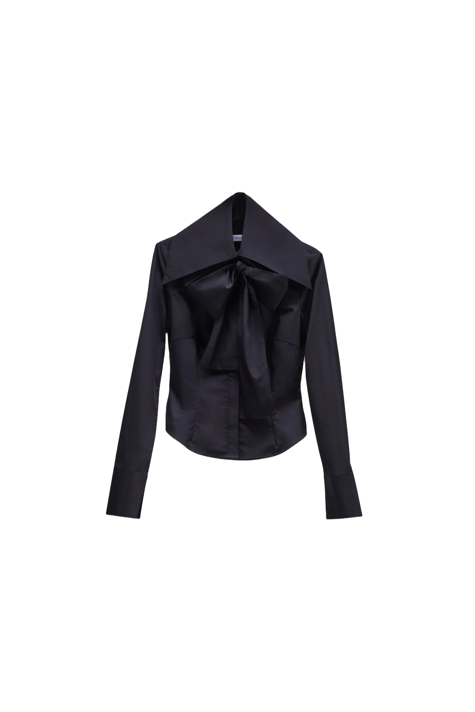 Viktor & Rolf Multi-Layered Collar Shirt in Black