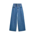 Viktor & Rolf Multi-Layered Denim Jeans in Blue