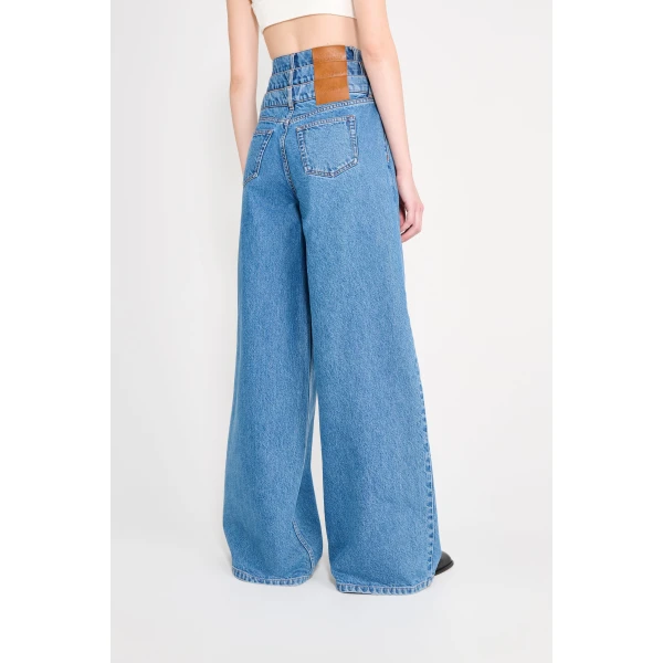 Viktor & Rolf Multi-Layered Denim Jeans in Blue, view 5