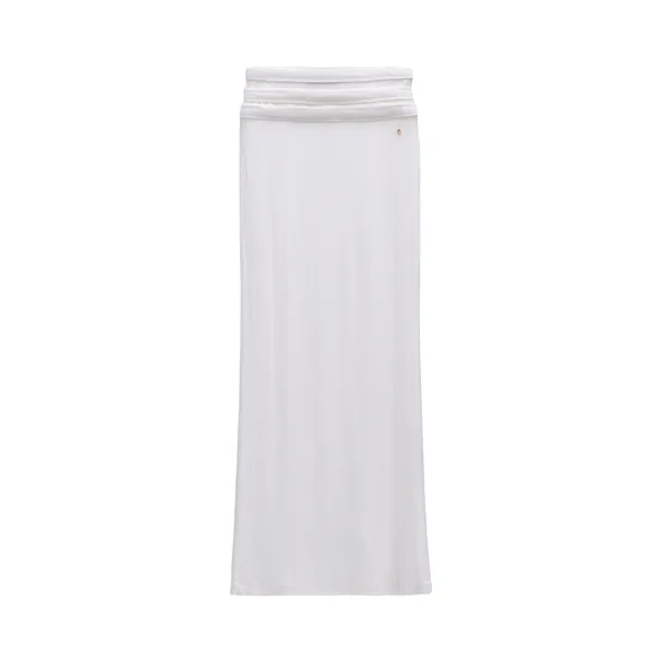 Viktor & Rolf Multi-Layered Jersey Skirt in Off White