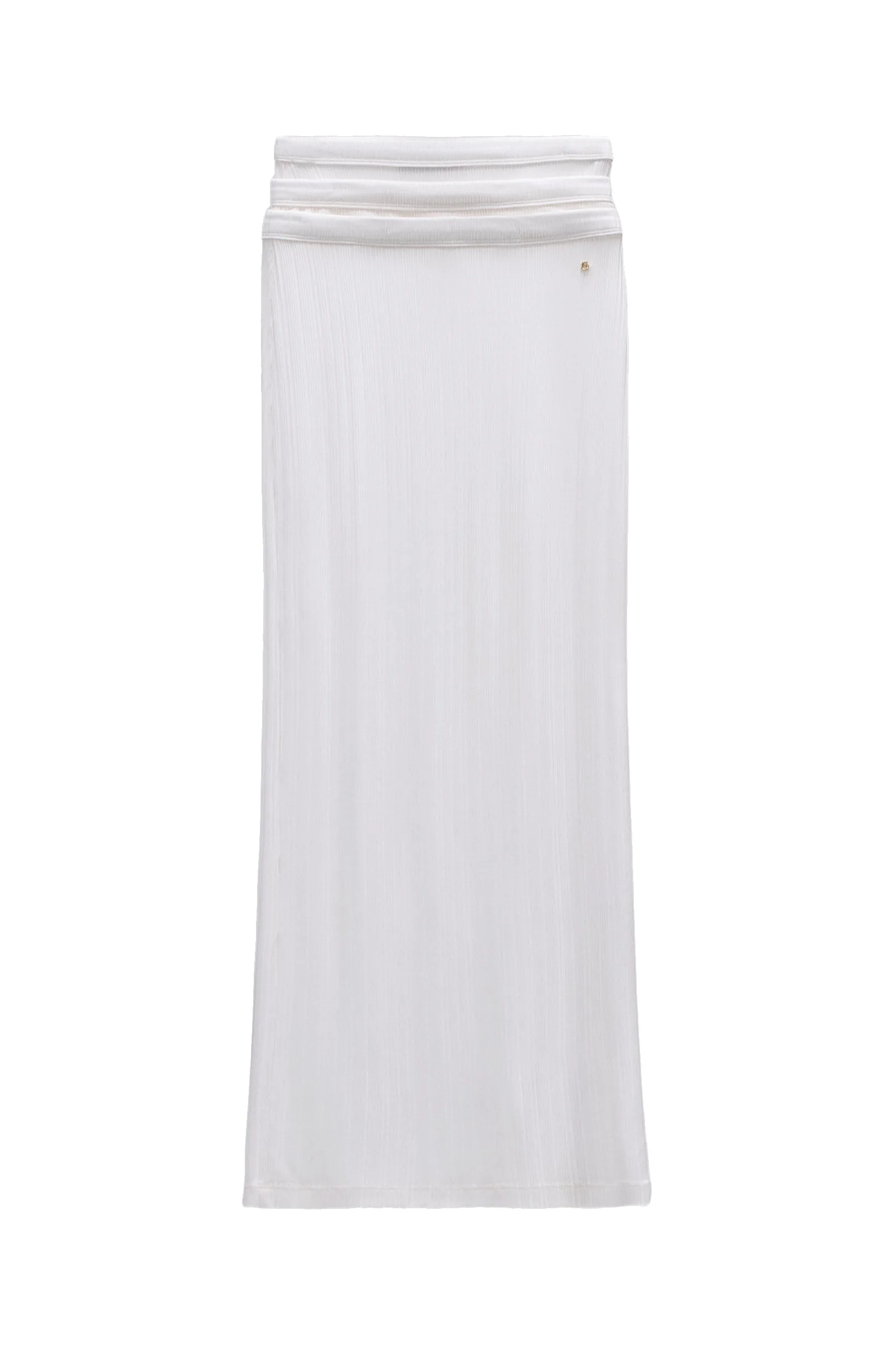 Viktor & Rolf Multi-Layered Jersey Skirt in Off White