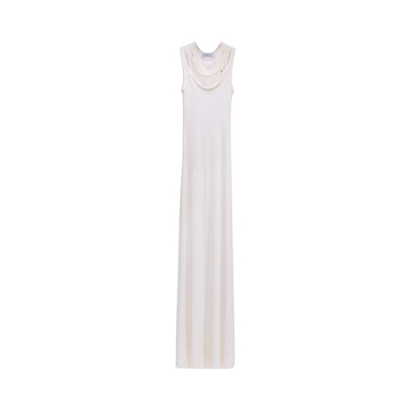 Viktor & Rolf Multi-Layered Jersey Tank Dress in Off White