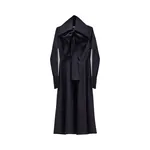 Viktor & Rolf Multi-Layered Long Sleeve Poplin Shirt Dress in Black