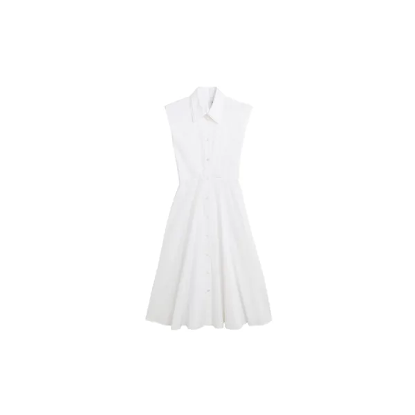 Viktor & Rolf Multi-Layered Poplin Shirt Dress in White