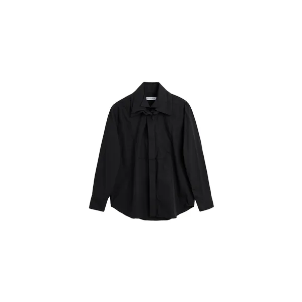 Viktor & Rolf Multi-Layered Poplin Shirt in Black