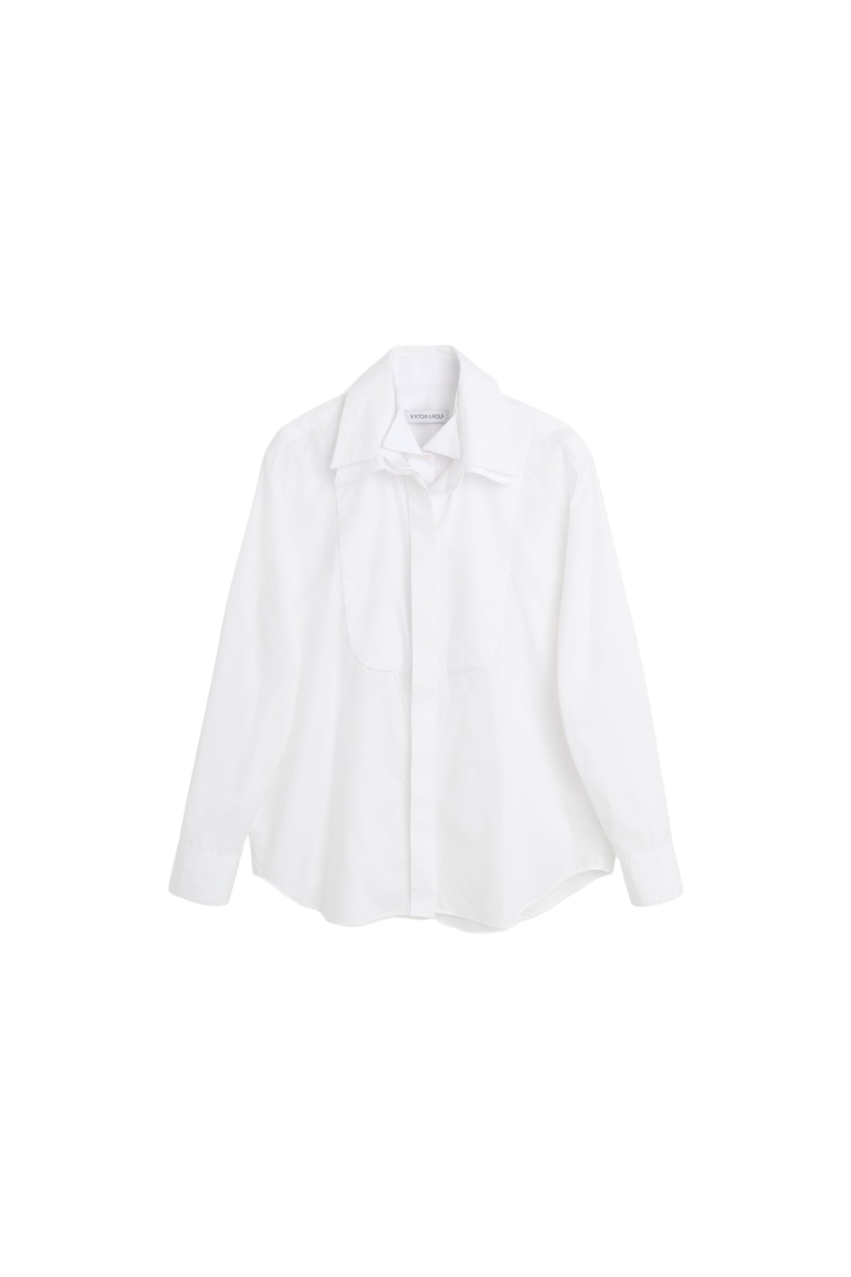 Viktor & Rolf Multi-Layered Poplin Shirt in White