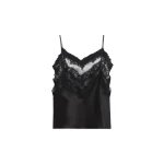 Viktor & Rolf Multi-Layered Silk Lace Cami in Black