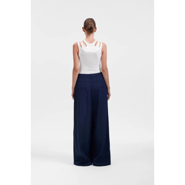 Viktor & Rolf Multi-Layered Tank Top in Off White, view 3