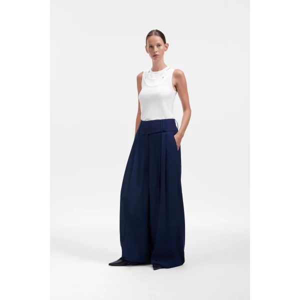 Viktor & Rolf Multi-Layered Tank Top in Off White, view 4