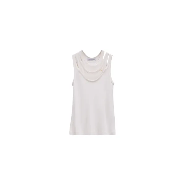 Viktor & Rolf Multi-Layered Tank Top in Off White
