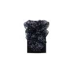 Viktor & Rolf Polyester Volant Midi Skirt in Black