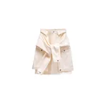 Viktor & Rolf Sleeve Tie Denim Shorts in Off White