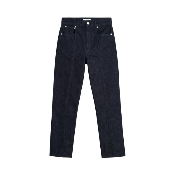 Viktor & Rolf Straight Fit 5 Pocket Jeans in Dark Blue