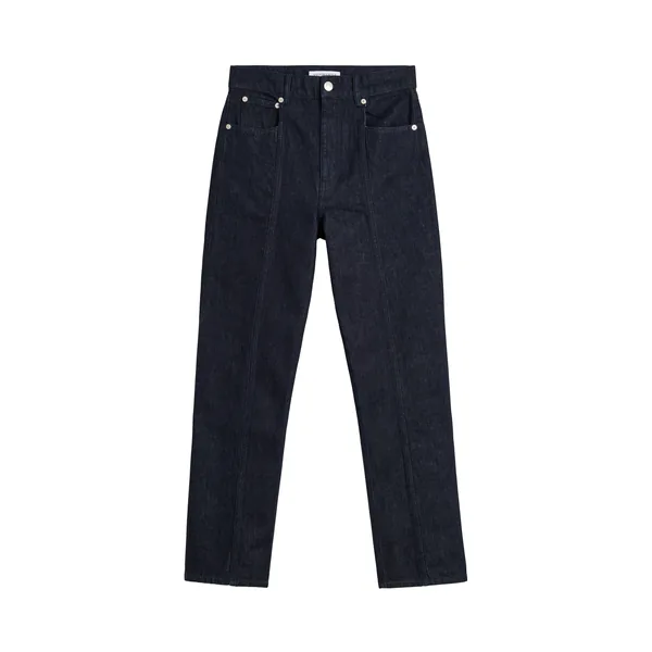 Viktor & Rolf Straight Fit 5 Pocket Jeans in Dark Blue