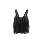 Viktor & Rolf Tulle & Lace Top in Black