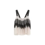 Viktor & Rolf Tulle & Lace Top in Grey