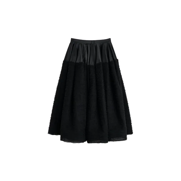 Viktor & Rolf Tulle Ruffle Circle Maxi Skirt in Black