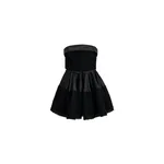 Viktor & Rolf Tulle Ruffle Circle Mini Dress in Black