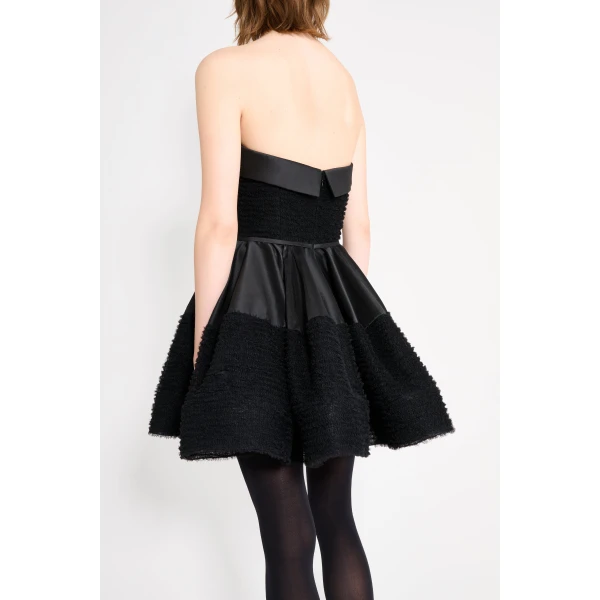 Viktor & Rolf Tulle Ruffle Circle Mini Dress in Black, view 5