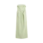 Viktor & Rolf Tulle Ruffle Cubist Gown in Light Green