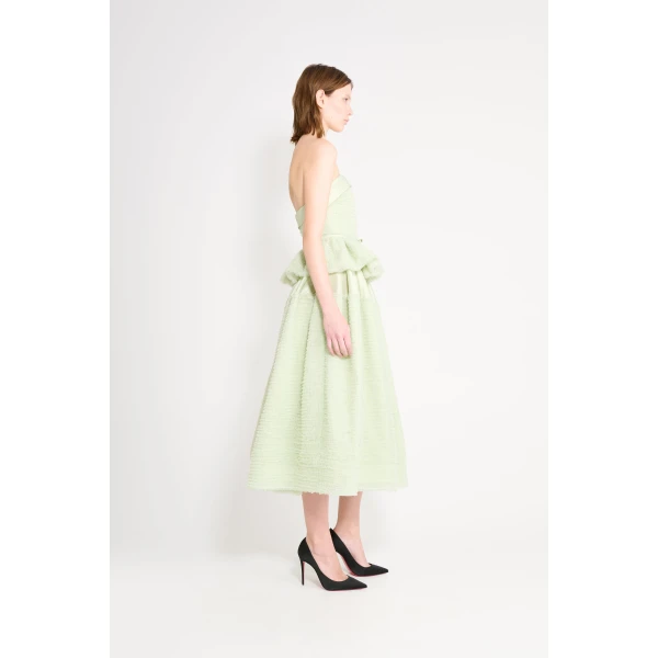 Viktor & Rolf Tulle Ruffle Top in Light Green, view 3