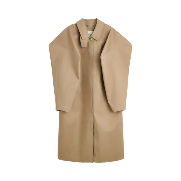 Viktor & Rolf Viktor & Rolf x Mackintosh Long Raincoat in Beige Coat