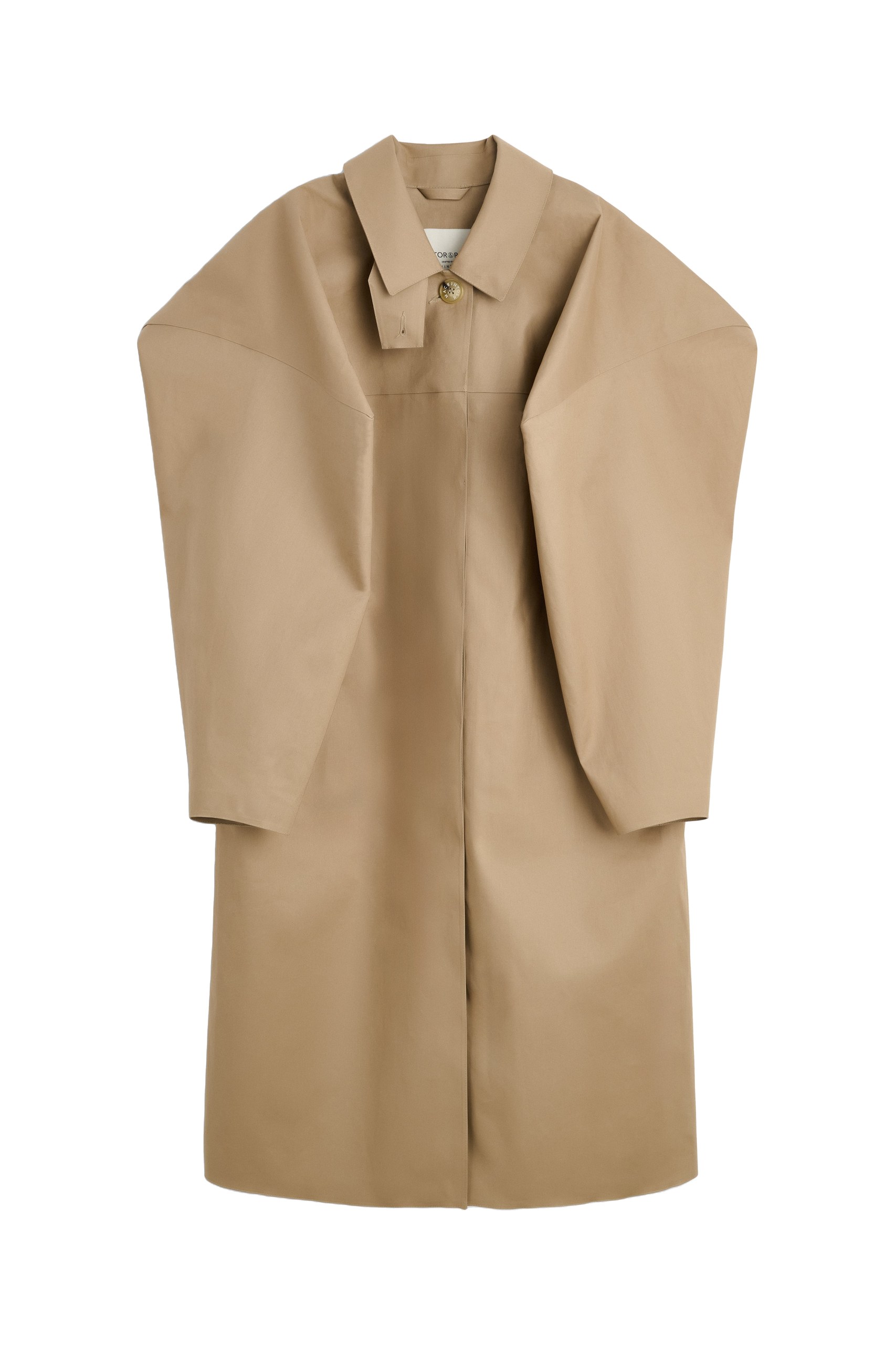 Viktor & Rolf Viktor & Rolf x Mackintosh Long Raincoat in Beige