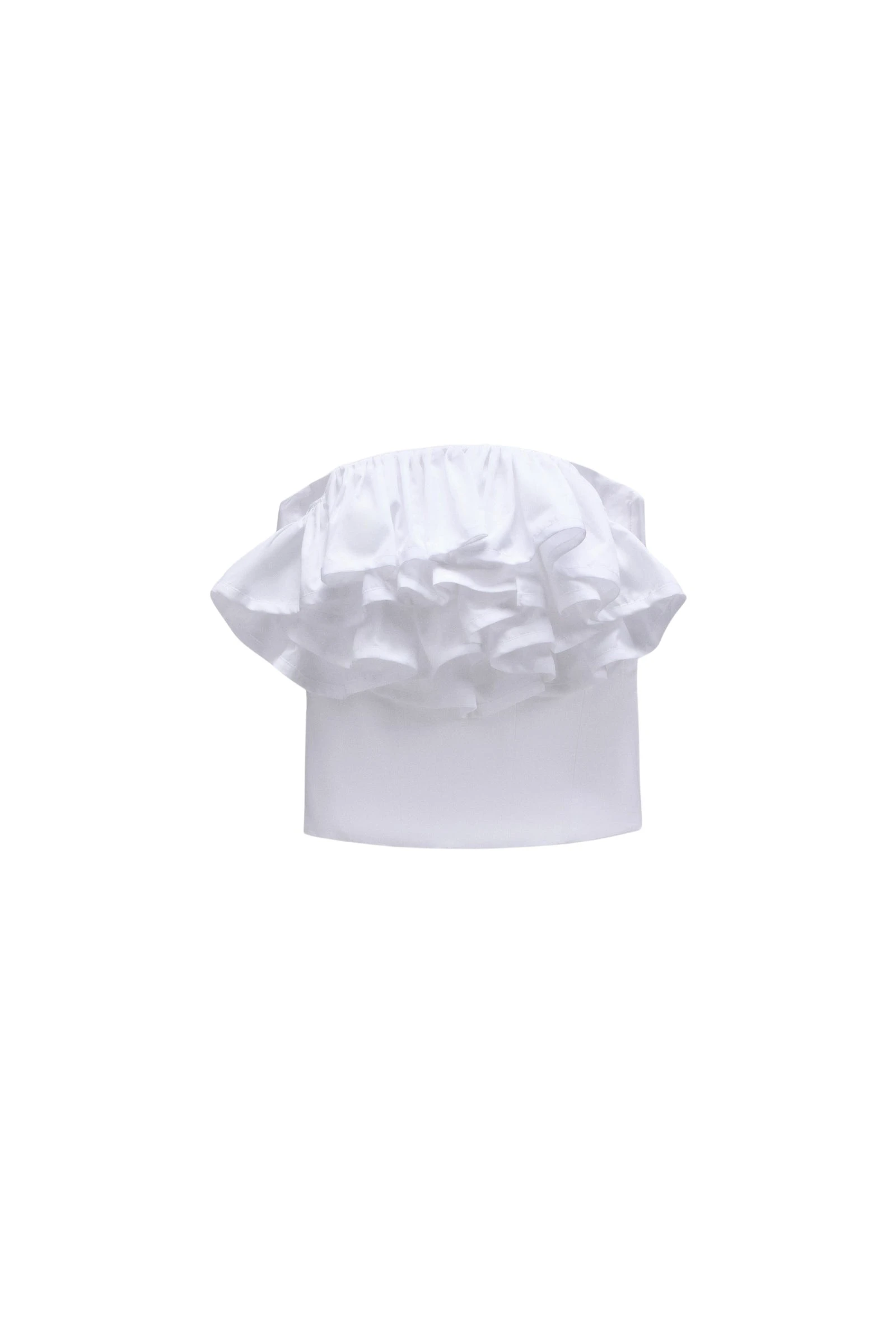 Viktor & Rolf Volant Corset Top in White