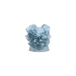 Viktor & Rolf Volant Jabot Organza Top in Light Blue