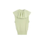 Viktor & Rolf Volant Neck Spencer in Light Green Knit
