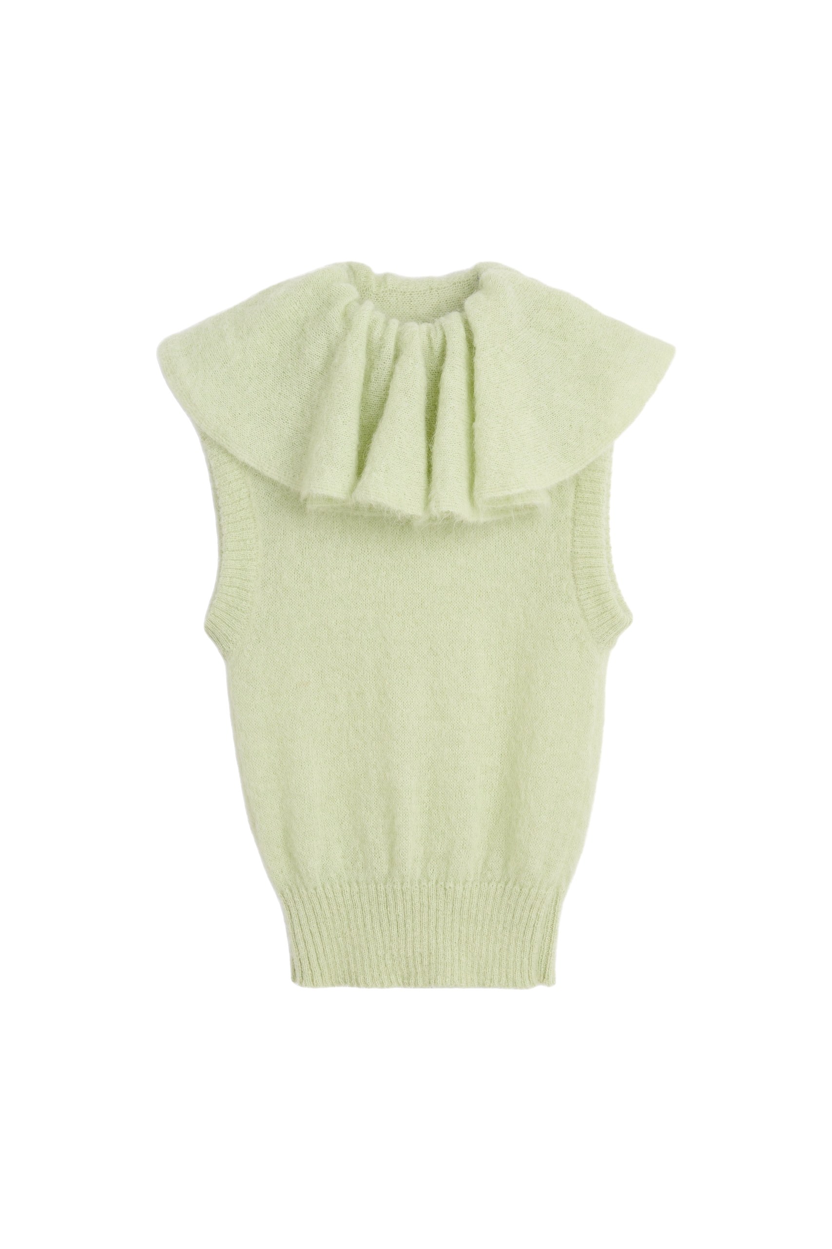 Viktor & Rolf Volant Neck Spencer in Light Green