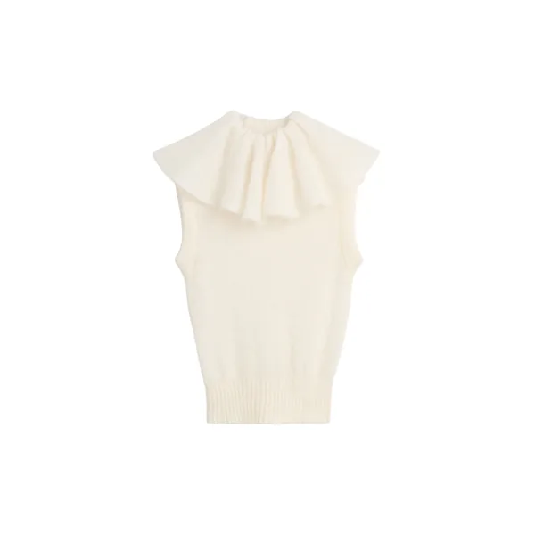 Viktor & Rolf Volant Neck Spencer in White