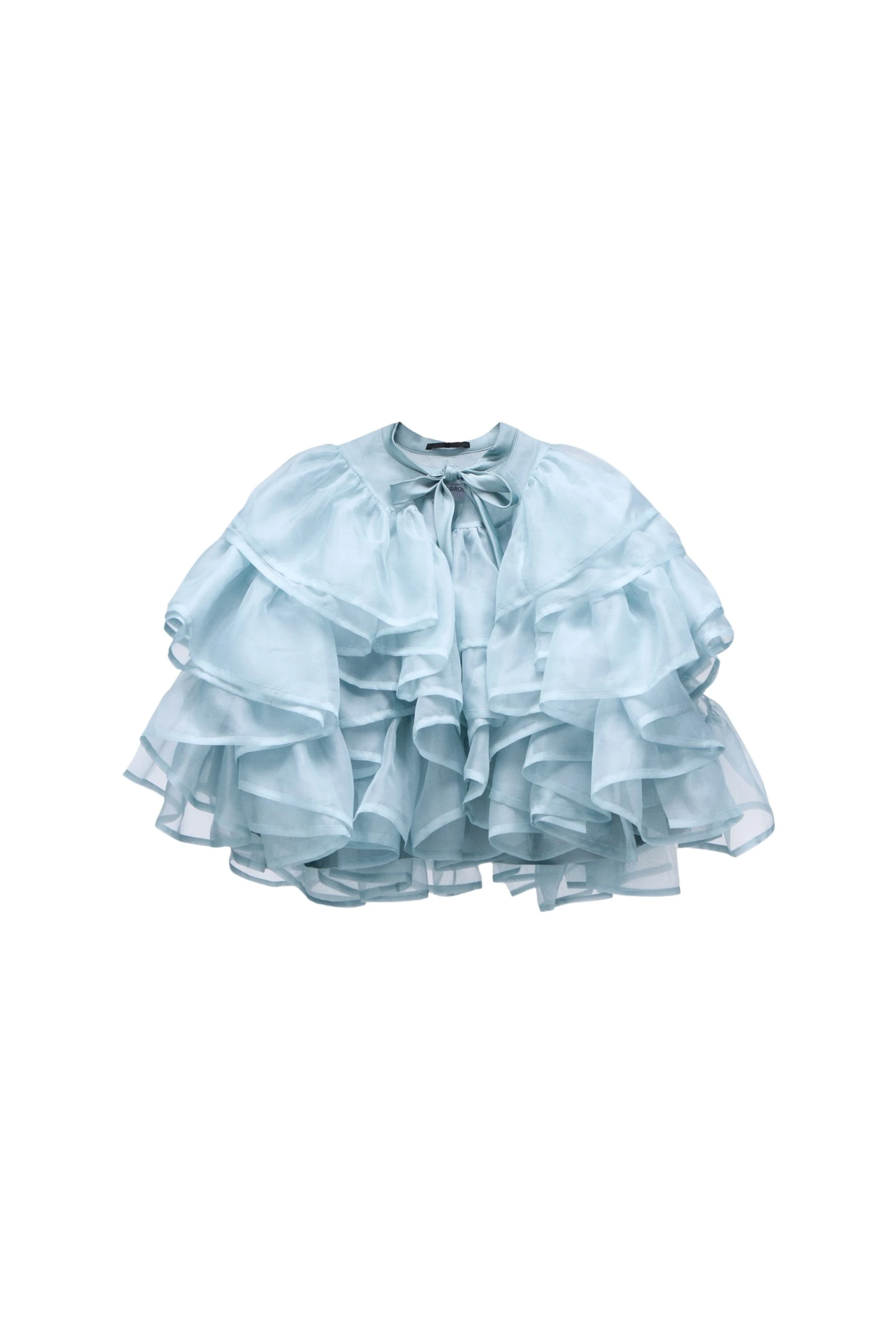 Viktor & Rolf Volant Organza Jacket in Light Blue