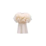 Viktor & Rolf Volant Organza Mini Dress in Off White