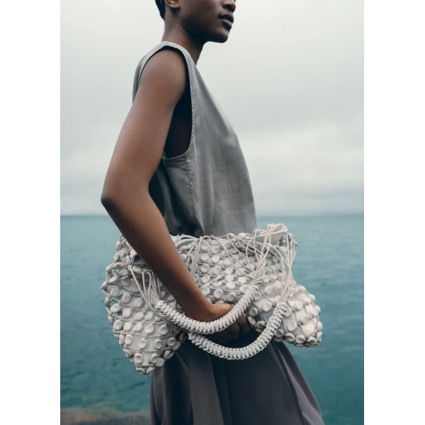Polene Nomad Solé in Porcelain Bag, view 3