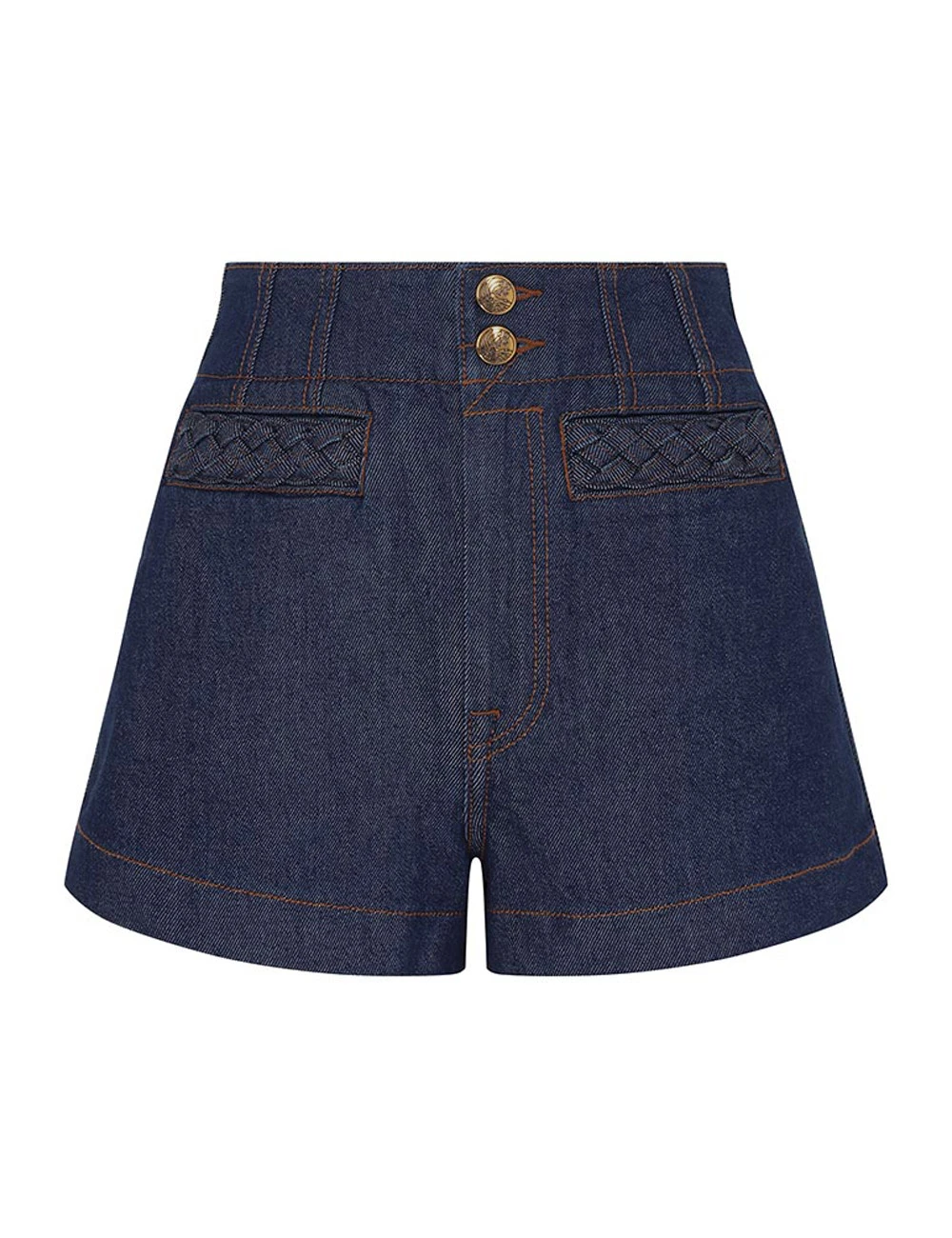 Zimmermann Awaken Denim Short | Ready to Wear Collection Luxury Shoes Zimmermann Awaken Denim Short